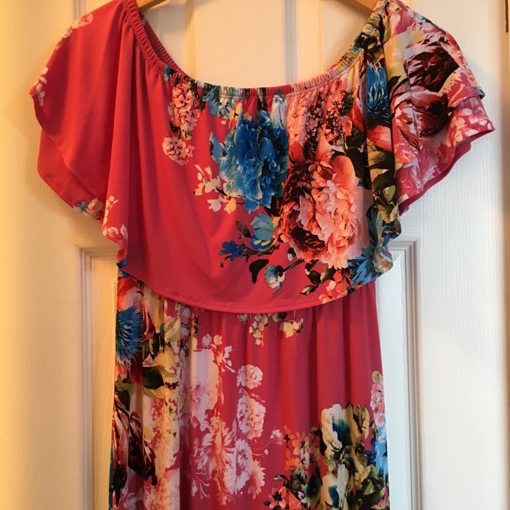 Long Floral Dress Size Small
